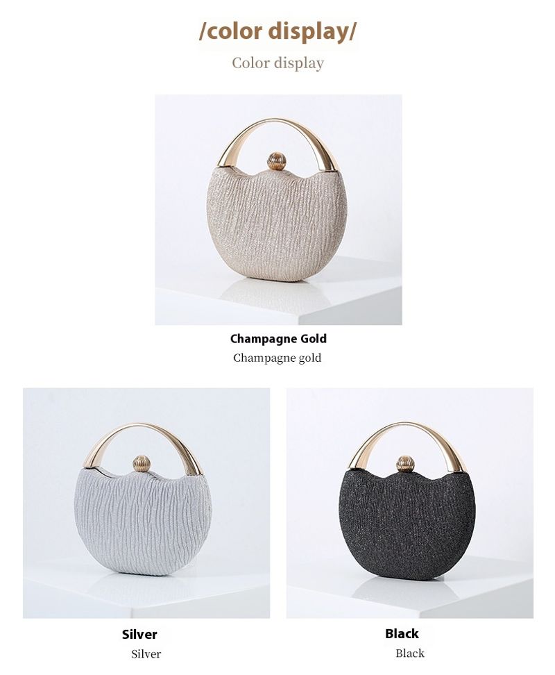 Retro Rosa Handheld Mode Arc Bankett Hochzeit Geschenk Party Nagel Perle Abendkleid Tasche_voghion.com