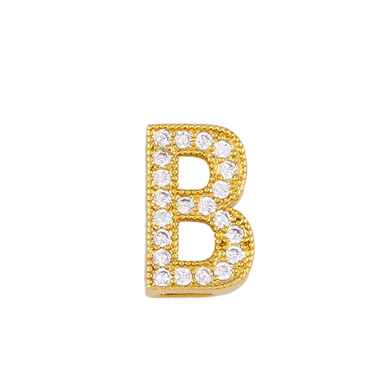 Initial Letter Necklace Pendant Gold Alphabet A To Z Personalised_voghion.com