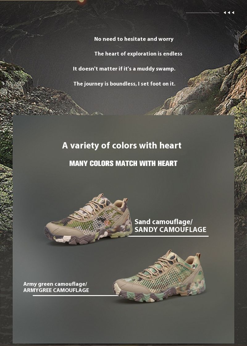 Scarpe da trekking da arrampicata ammortizzanti da campo per esterni da donna, resistenti all'usura, in rete traspirante_voghion.com