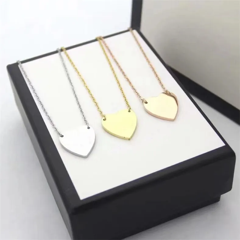 pendant Designer Dainty Jewelry Womens Necklace Fashion Custom Cjeweler Plated Gold Sier Rose Chain For Men Woman Trendy_voghion.com