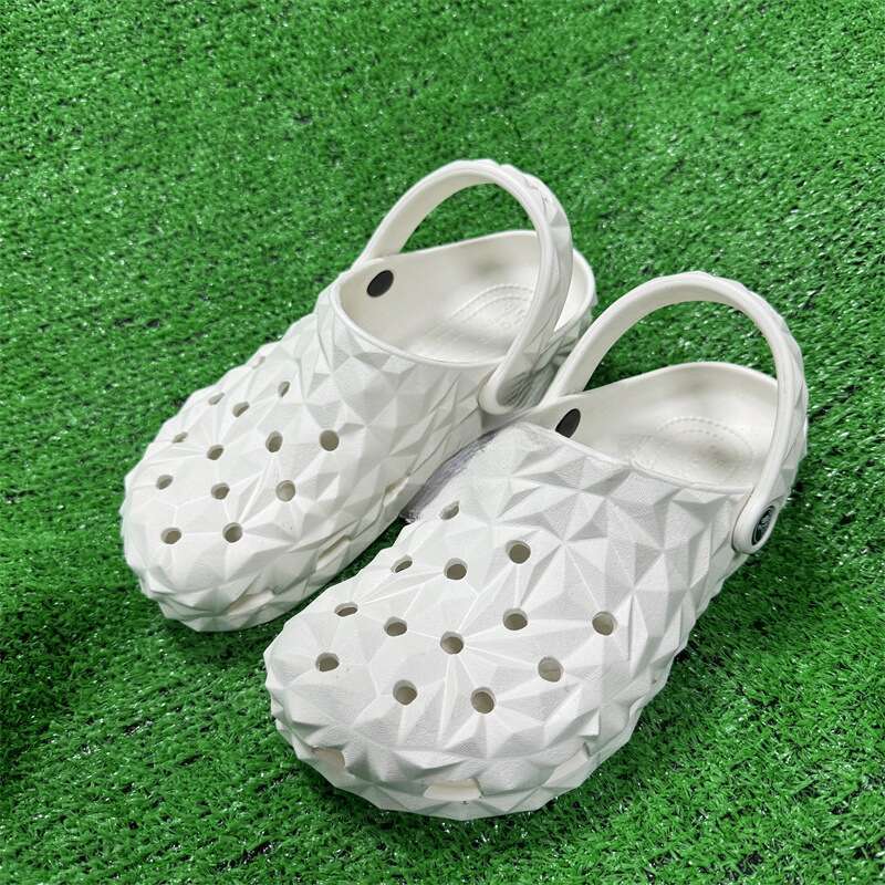 2025 Heiße neue klassische Durian-Schuhe mit dickem Boden und Schwammkuchen, Eltern-Kind-Strandschuhe für Damen, perforierte Schuhe_voghion.com