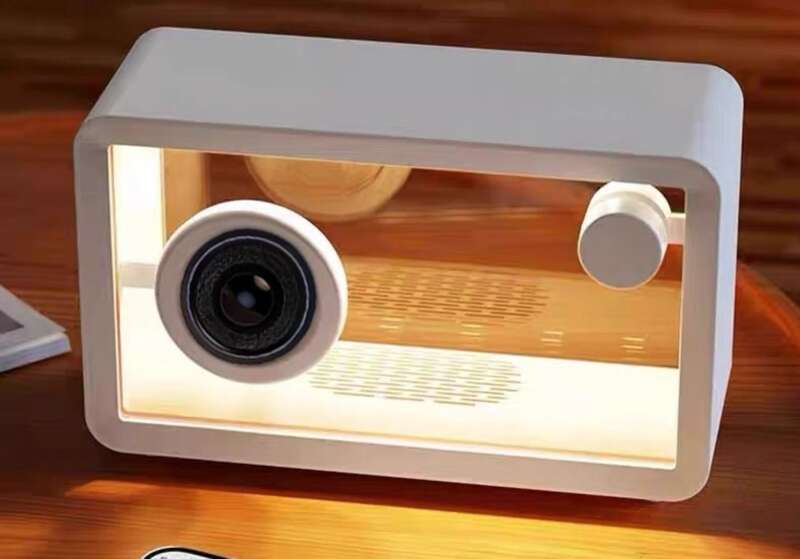 【 Smooth Playback 】 Transparent High Aesthetic Bluetooth Speaker, Home Birthday Gift, Atmosphere Subwoofer, Wireless_voghion.com