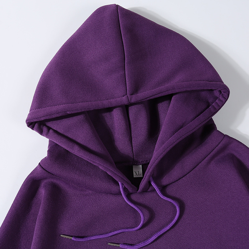Men's & Women's Solid Color Hoodie Sweatshirt & Jogger Pants Set - Cozy Fleece Pullover With Ribbed Hem, Streetwear Casual Outfit, Unisex Loungewear_voghion.com