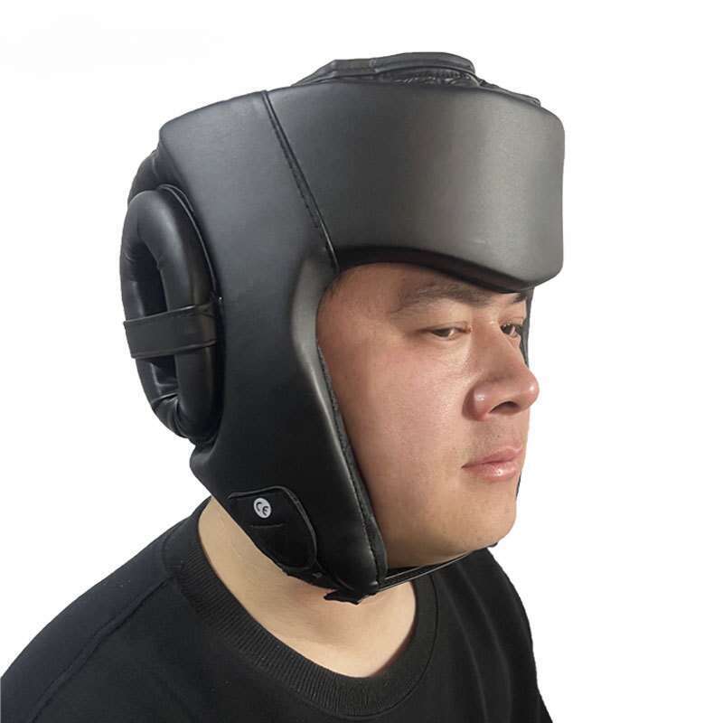 Aanbevolen door gevechtsexperts! Volwassen MMA-boksbescherming, dikke Sanda-helm, professionele bescherming tijdens het trainingsproces_voghion.com
