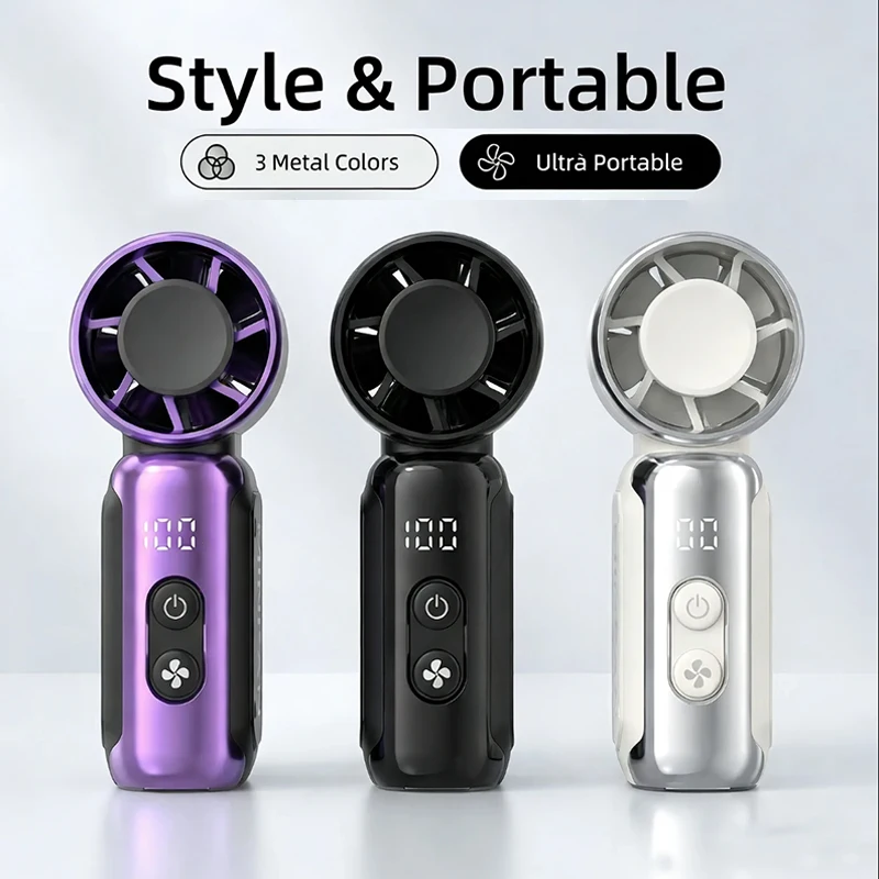 Mini Handventilator Tragbarer Usb Akku Handfächer Für Unterwegs_voghion.com