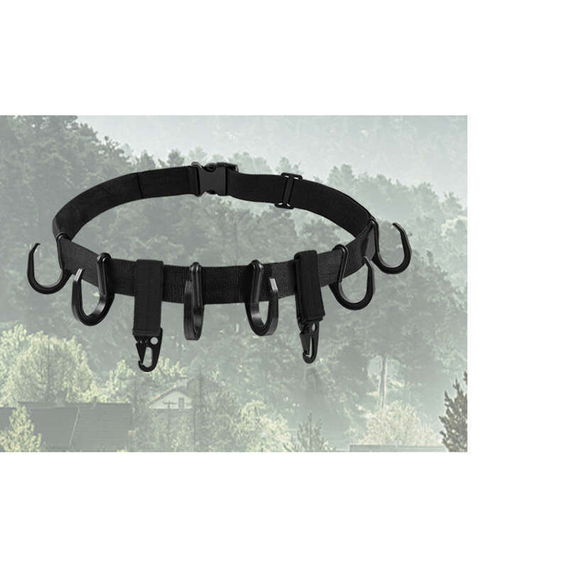 Gancio multifunzionale per albero, attrezzatura da campeggio con fibbia regolabile per cintura da pesca_voghion.com