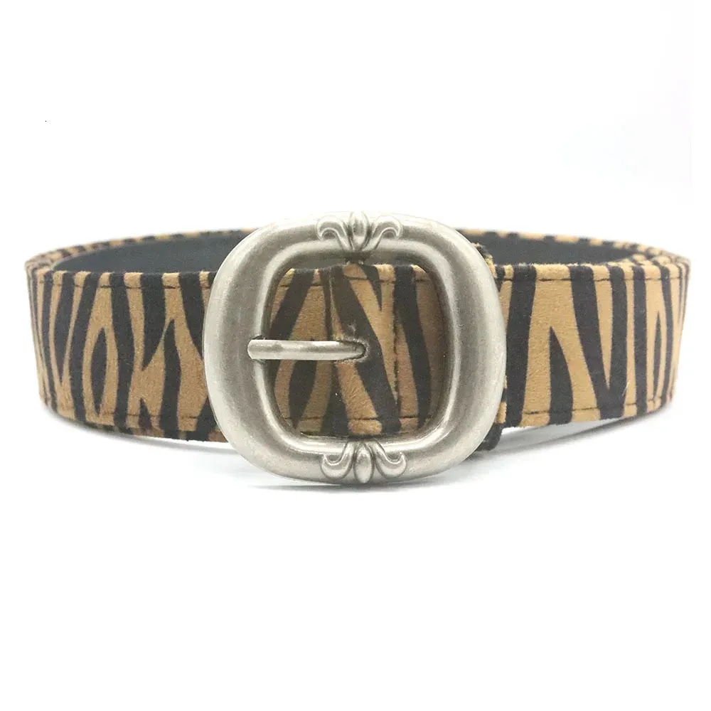 2025 New Chrome Womens Cheetah Belt Y2k Leopard Zebra Pattern Snake Cos Skin Wrinkle Pin Gold Buckle Dress Jeans Set Fd3_voghion.com
