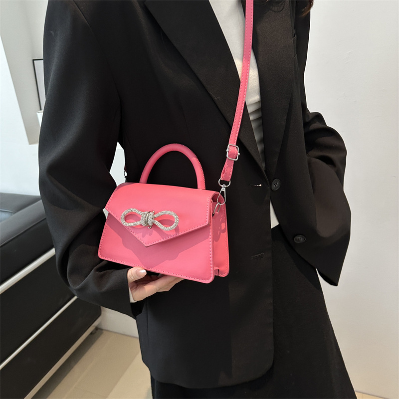 Elegante borsa a tracolla da donna con fiocco - versatile handbag_voghion.com
