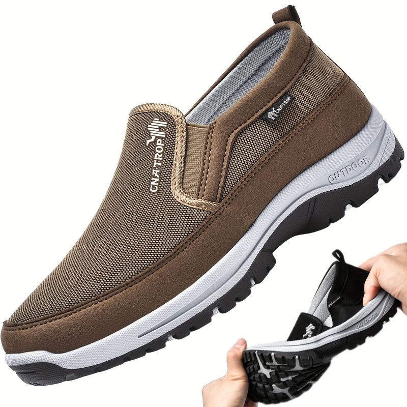 Mens Breathable Athletic Slip-on Sneakers For Everyday Walking_voghion.com