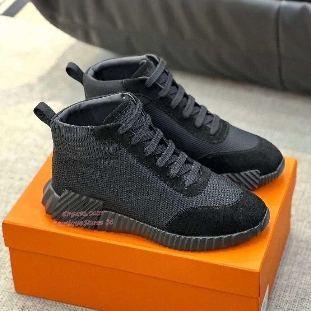 Scarpe da ginnastica da uomo, stile casual, in pelle e rete, con lacci, sportive, con suola in gomma, basse, stile street._voghion.com
