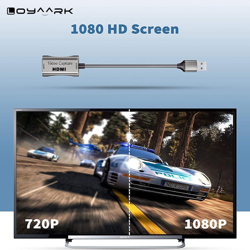 USB C Video Capture Card HDMI 1080p 60fps Game Capture Device For PS4 XBOX Phone DVD HD Camera Live Streaming Box Recording_voghion.com
