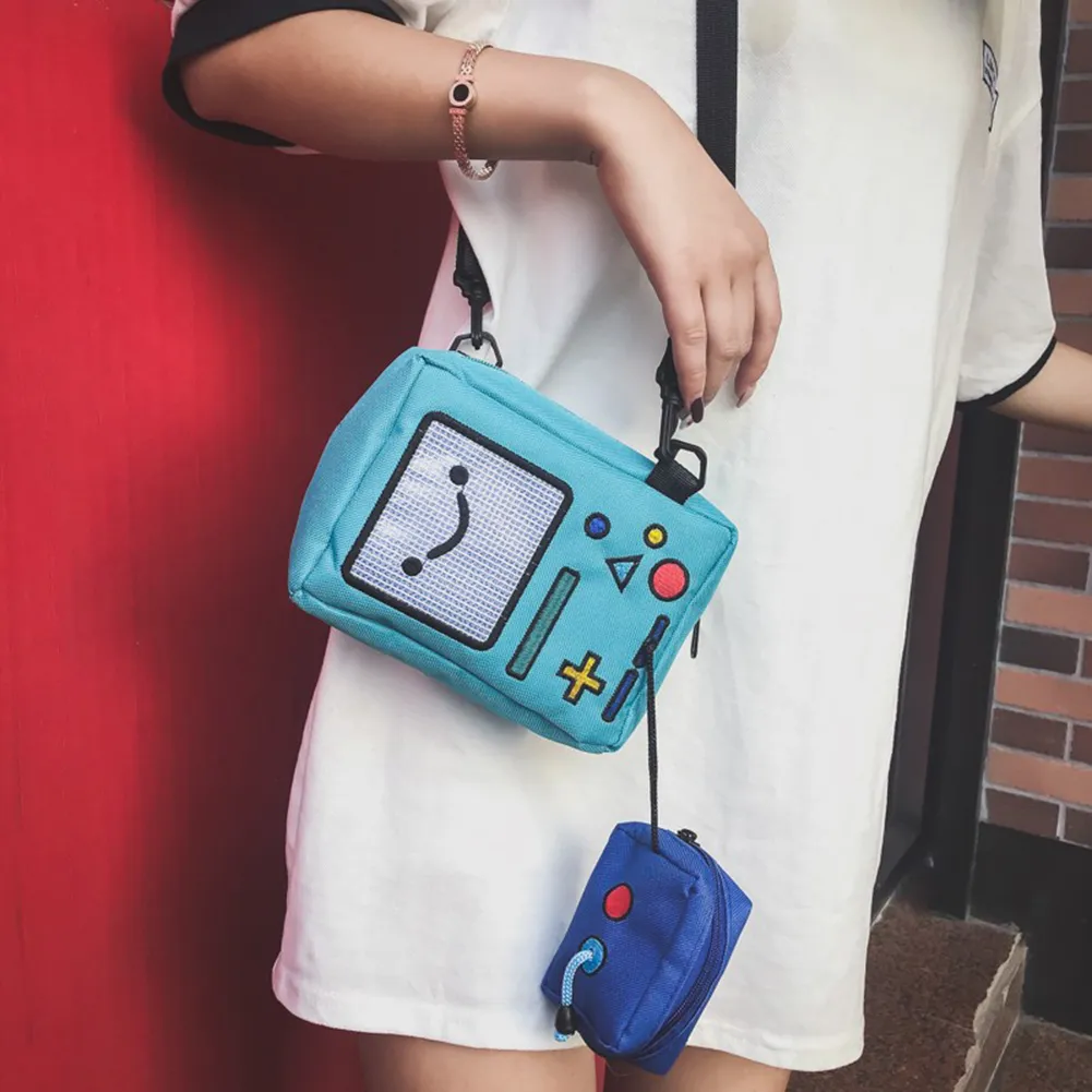 Mode Leinwand Umhängetaschen Für Frauen 2023 Casual Kleine Schulter Handtasche Zipper Studenten Mini Messenger Tasche Geldbörse Klappe_voghion.com