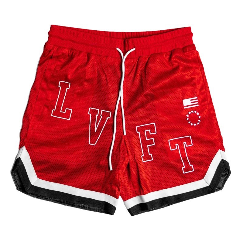 2022 Spring/Summer New Men's Quick Drying Capris Fitness Sports Leisure Fashion Brand Loose Shorts Large Elastic Pants_voghion.com