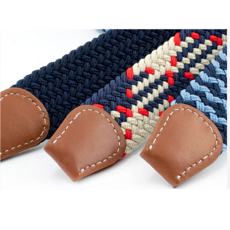 Web Famous Men's Canvas And Women's Korean Elastic Waistband_voghion.com
