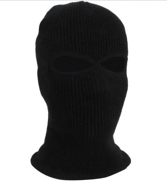 Cagoule tactique de l'armée à 3 trous pour ski, cyclisme, cagoule, casquette, masque facial d'hiver complet pour femmes et hommes, garde au chaud en hiver WL1284_voghion.com