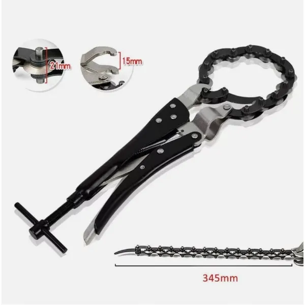 Rohrschneider für Auspuffrohre 18-90 mm, Kettenschlüssel-Werkzeug_voghion.com