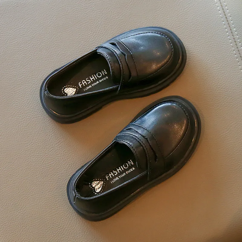 Kinderslipper Aus Leder Flache Freizeitschuhe Für Mädchen_voghion.com