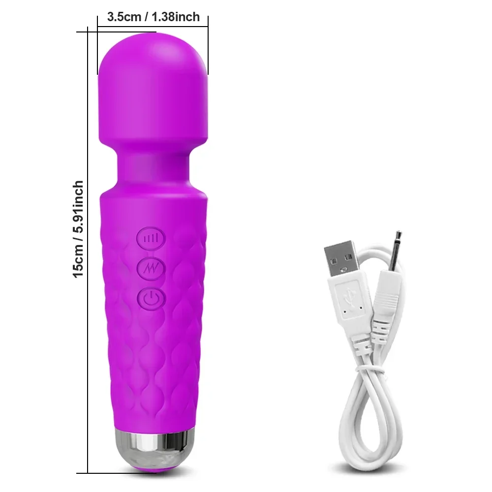 Av Wand Vibrator Für Damen Klitoris Und Brust Massagegerät_voghion.com