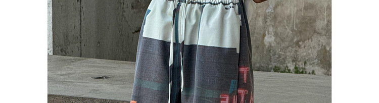 Mother&Kids Pojkar casual drapera byxor Neontryck design löst sittande trend CuHK barn byxor trend_voghion.com