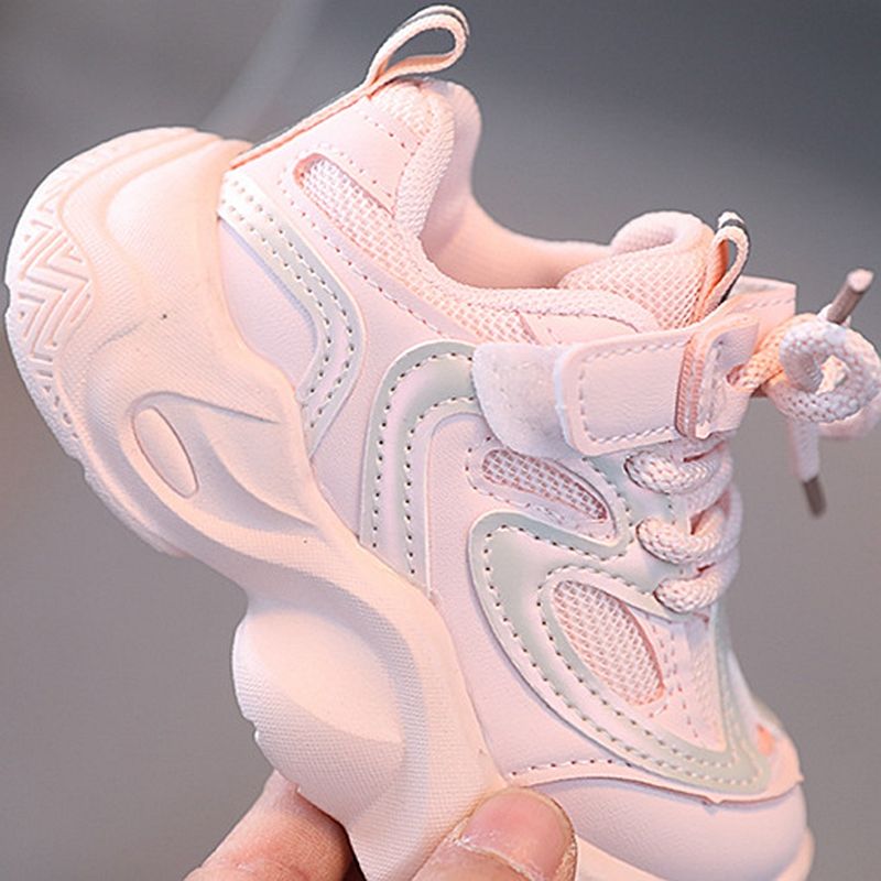 SH Kids Sport Fashion Mesh Respirant Garçons Baskets Printemps Automne Enfants Filles En Plein Air Course Chaussures Décontractées S037B_voghion.com