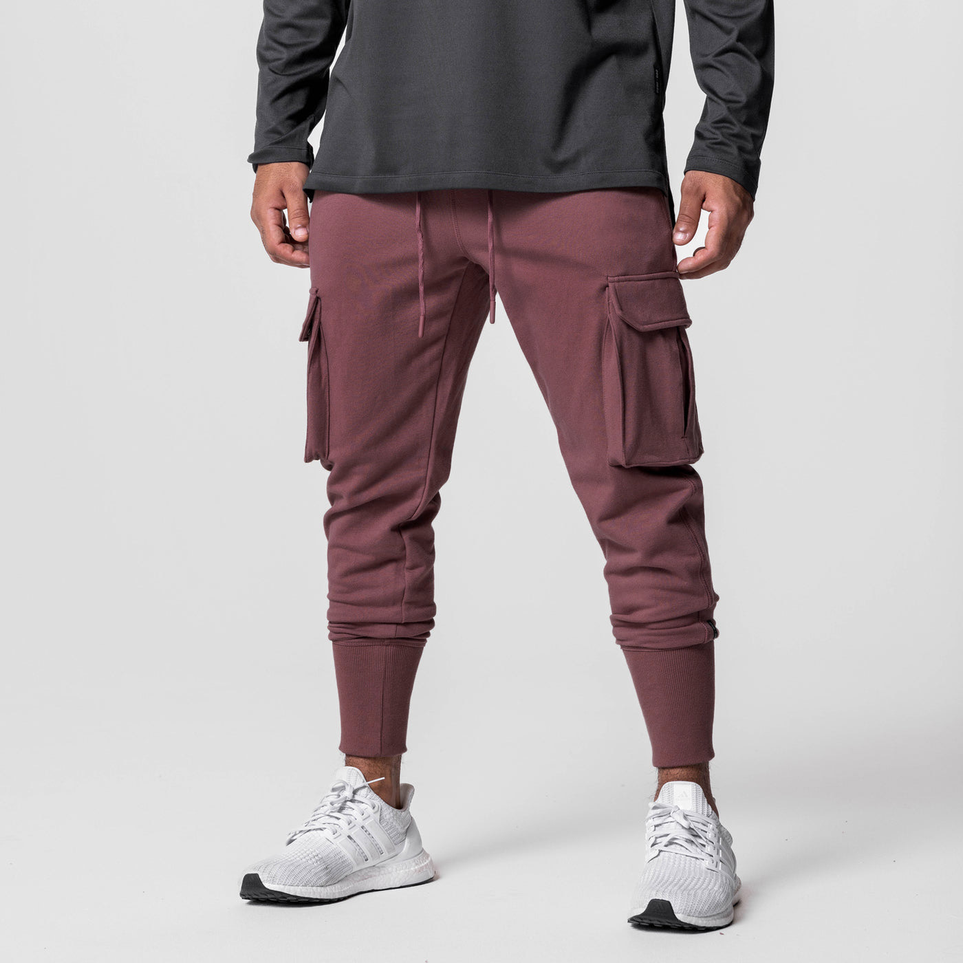 Set di pantaloni da corsa fitness da uomo in due pezzi per sport e tempo libero in cotone_voghion.com