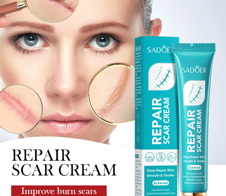 Crème pour cicatrices, crème hydratante pour la peau contre les cicatrices de brûlures