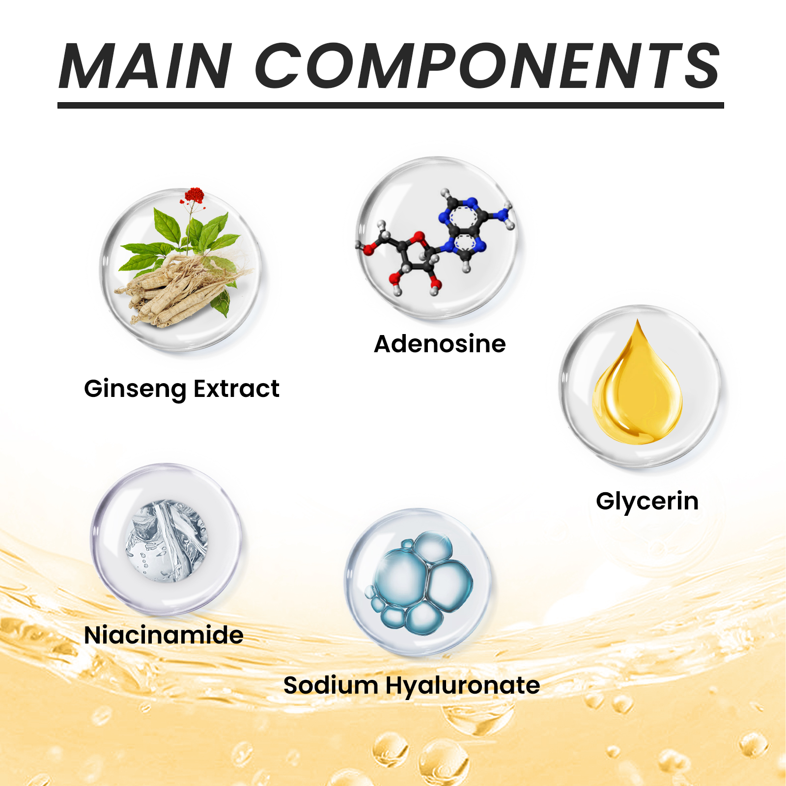 Jaysuing Ginseng Essence Water: Brightens The Complexion, Moisturizes And Repairs Dull Skin, Lightens Fine Lines, And Anti-Wrinkle Serum_voghion.com