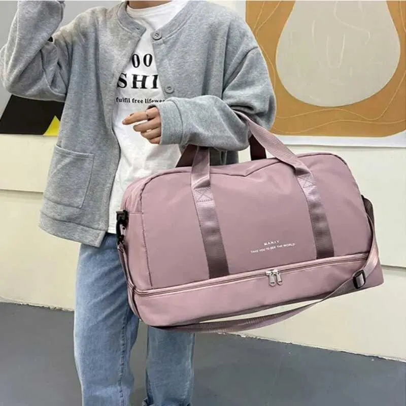 Donne con copertura per carretto a mano e tasca bagnata per il trasporto notturno di indumenti impermeabili nei fine settimana Y241116_voghion.com