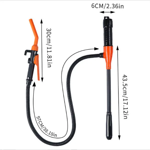 Pompa elettrica portatile per olio con tubo flessibile da 90 cm per un facile trasferimento del liquido_voghion.com