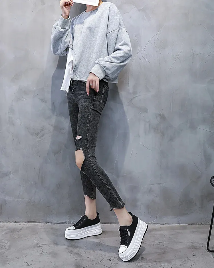 7cm rindsleder vulkanisierte plattform keilförmigen versteckte schnürsenkel schnürsenkel erhöhen lässige mode sport frauen_voghion.com