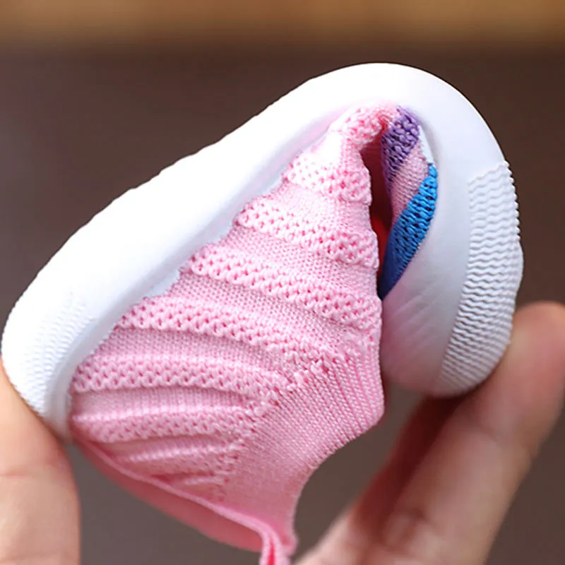 Scarpine primi passi per bimbi in maglia per interno esterno_voghion.com