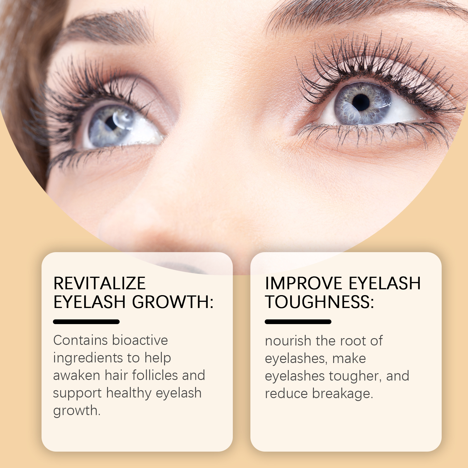 Hoygi Gentle Nourishing Mascara Natuurlijke krul Langdurige formule die niet uitveegt Met definiërende borstel Voor dagelijks gebruik_voghion.com