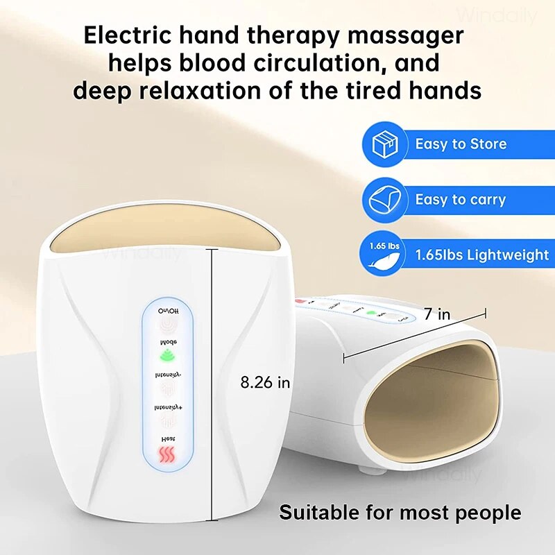 Beauty Care shop Massager Electric Hand Air Pressure Heat Compresses Heating Palm Finger Acupoint Massage Device For Pain Relie ing_voghion.com