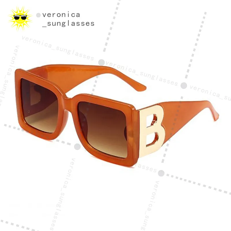 Fashion sunglasses men and women sun glasses oversized square design shades framed BB4312 gradient lens eyeglasses_voghion.com