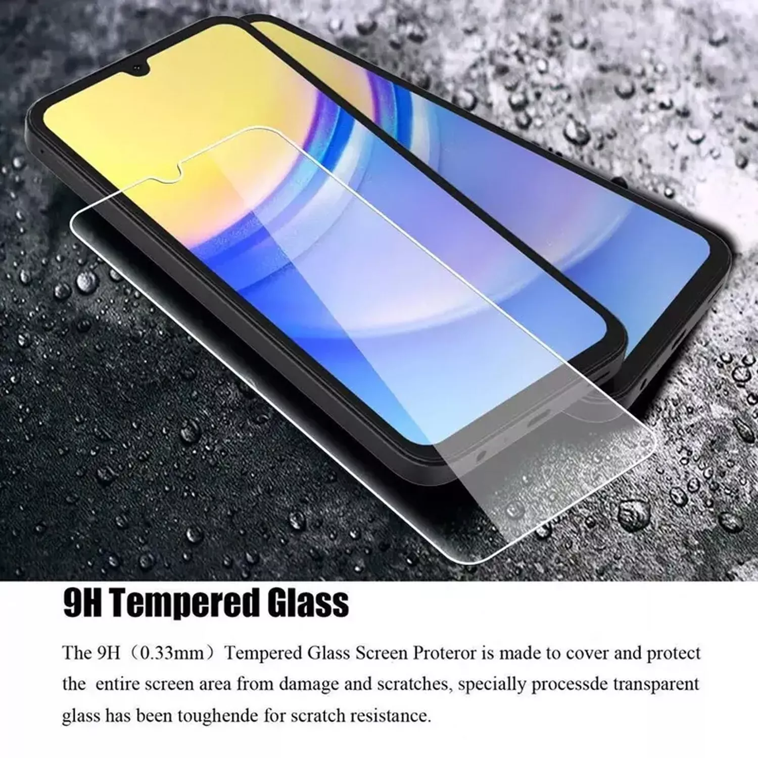 For Samsung Galaxy A16 A15 5G A14 A54 A03s Case Shockproof Cover + Screen Glass_voghion.com