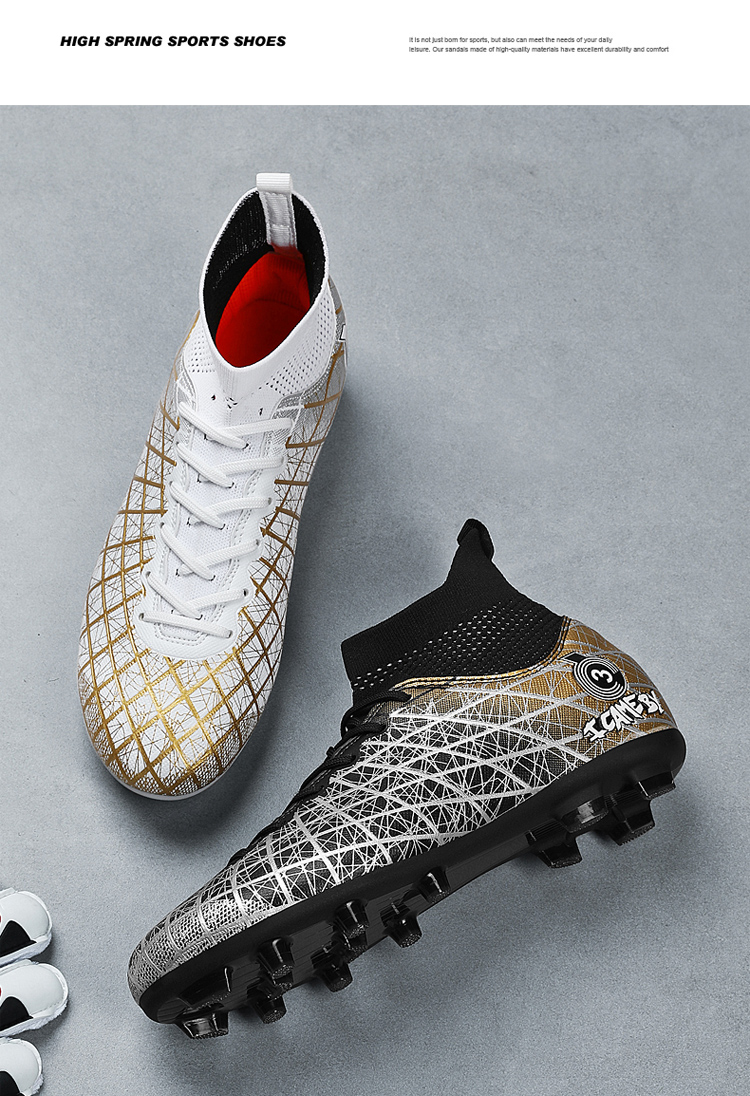 Professional Unisex Soccer Shoes Men Women Football Boots Training Sport Footwear Match Sneakers Non-slip Drop Shipping_voghion.com