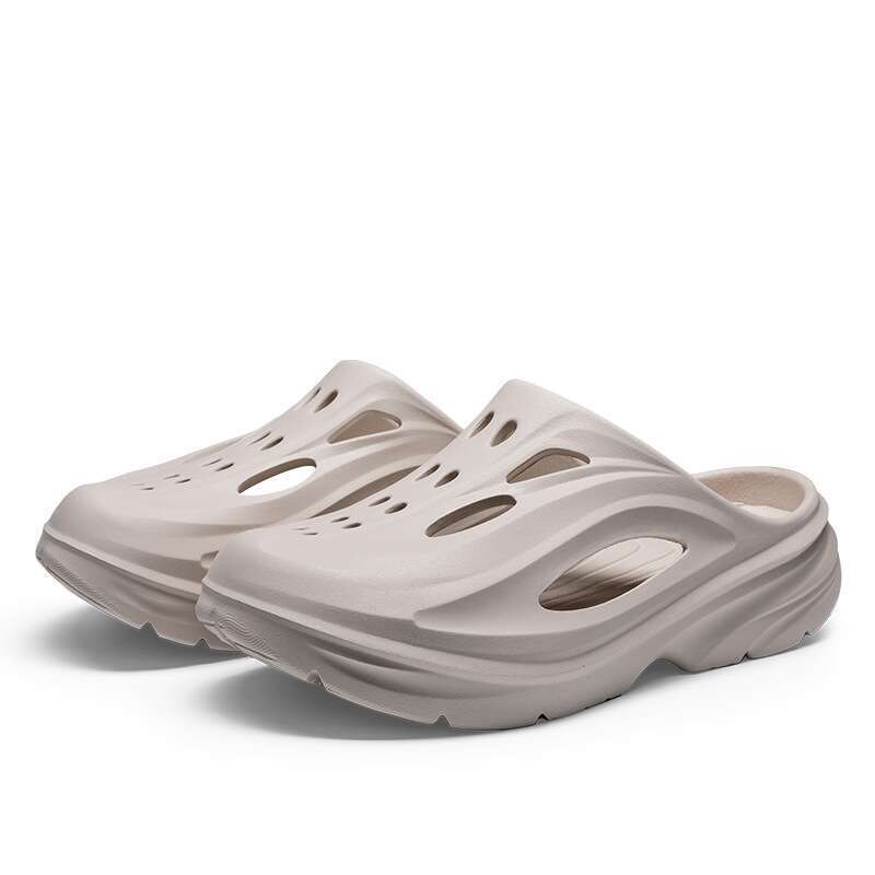 Sandali con suola spessa, da indossare all'aperto, inodori, traspiranti. Scarpe da uomo, sandali estivi alti, antiscivolo._voghion.com