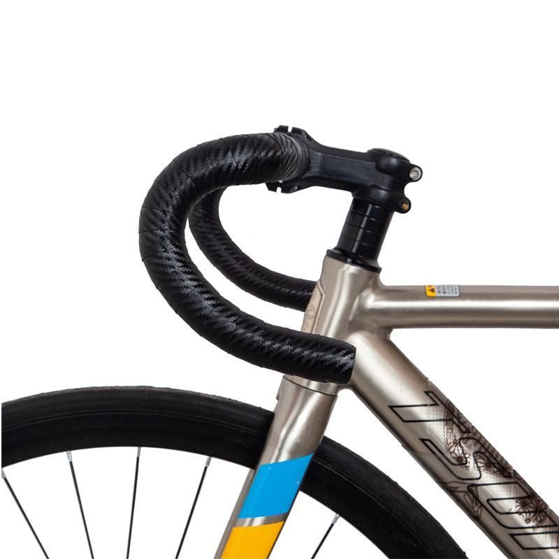 Guidão de estrada, tiras brancas coloridas de bicicleta, PU EVA resistente ao desgaste, equipamento de pilotagem antiderrapante_voghion.com