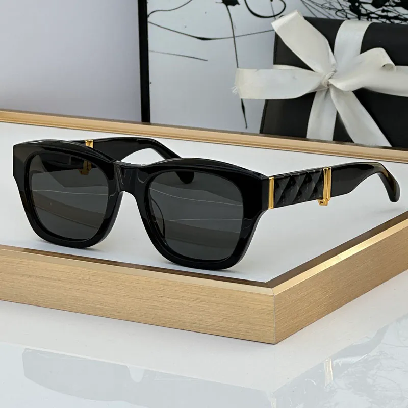 Lunettes de soleil unisexes surdimensionnées à monture intégrale pliantes CHA95073, lunettes de soleil de marque classiques, lunettes de soleil carrées à la mode_voghion.com