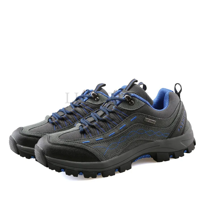 Flat Bottomed Mesh Couple Outdoor Hiking Breathable Comfortable Lightweight Anti Slip Wear Resistant Sports Shoes_voghion.com