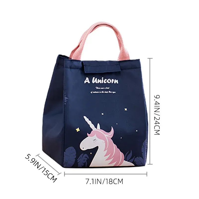 2024 Fashion Box Portable Insulated Canvas Thermal Food Picnic Tote Cooler Bag Lunch Bags For Women Kids_voghion.com