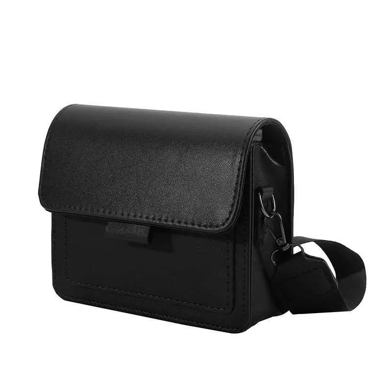 Borsa a tracolla piccola quadrata singola retrò da donna 2023 primavera nuova moda INS versatile con tracolla larga_voghion.com