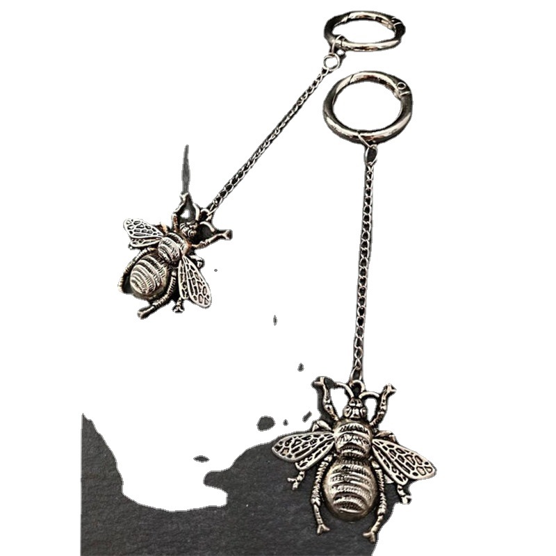 Orecchini a forma di ape gotici steampunk vintage pendenti_voghion.com