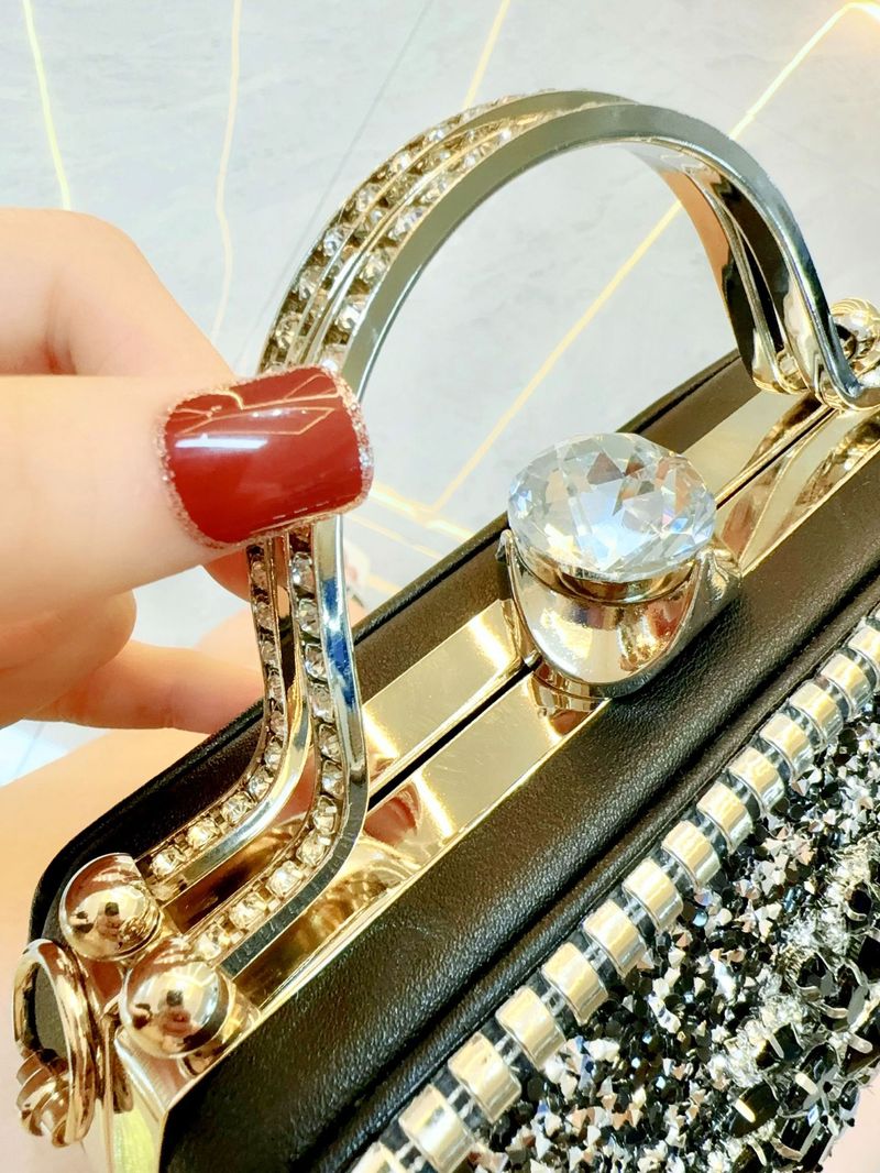 Neue sonnenblumen strass cheongsam frauen handtasche eine schulter schräge spanne abendessen tasche_voghion.com