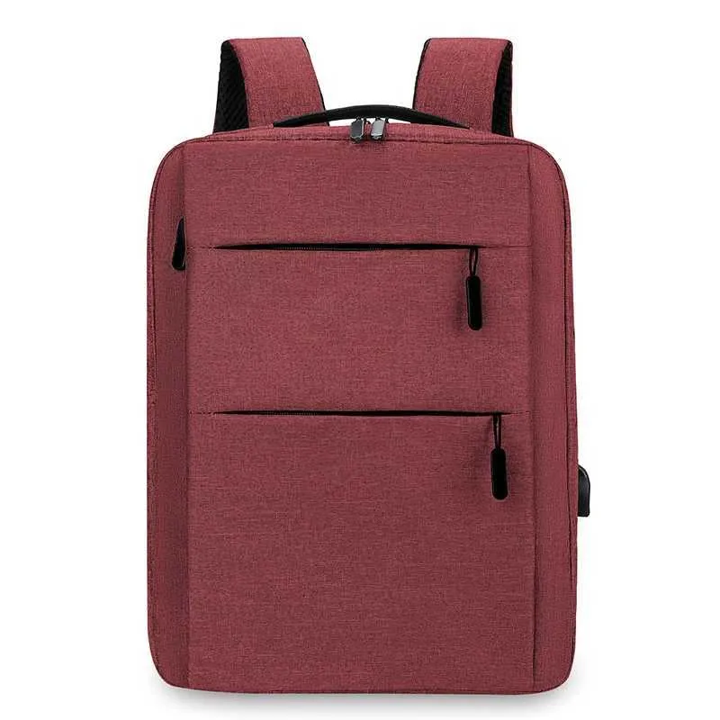Multi Layer Zippered Laptop Bag 13 14 15 Inches Computer Business Backpack MENS AND WOMENS TRAVELC241031_voghion.com