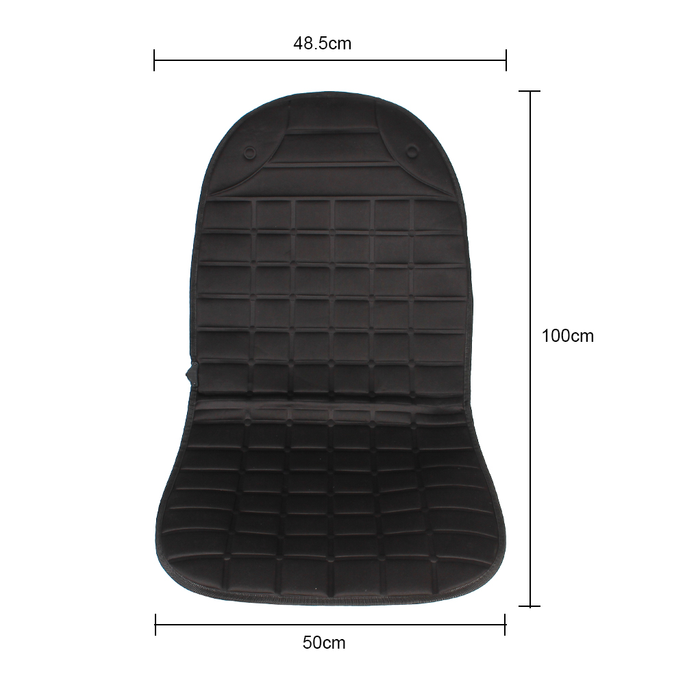 Winter Household Heating 12V Heated Car Cushion Cover Hot Keep Warm Electric Seat Heater_voghion.com