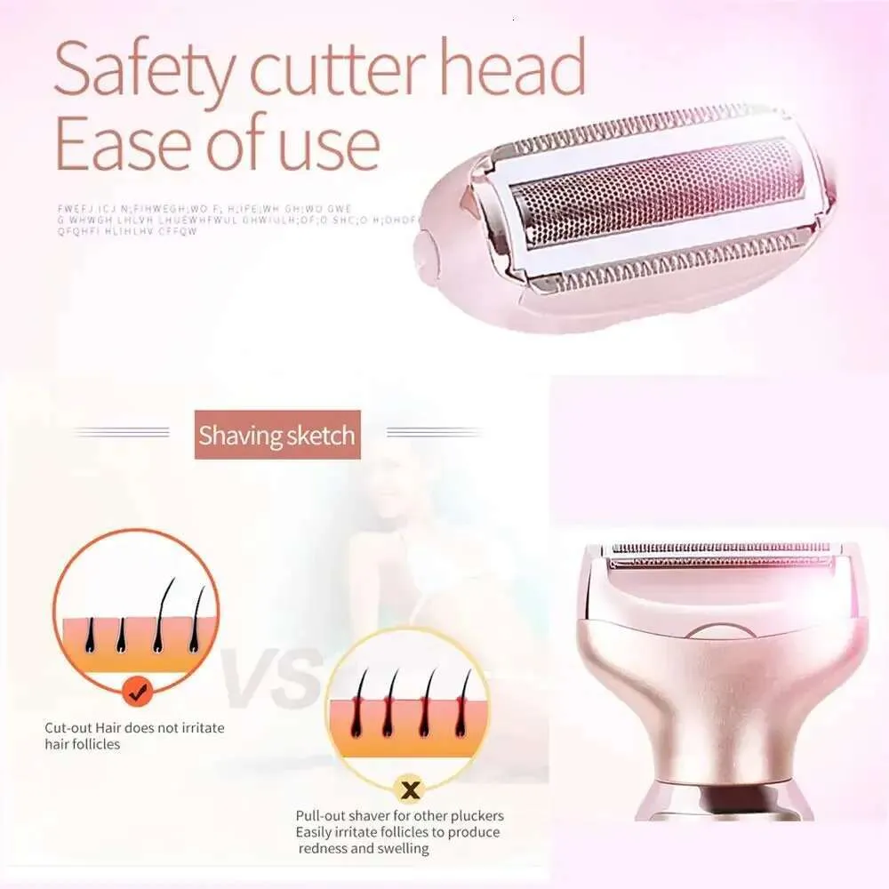 2-in-1 Face Shaver & Epilator - Painless, Rechargeable_voghion.com