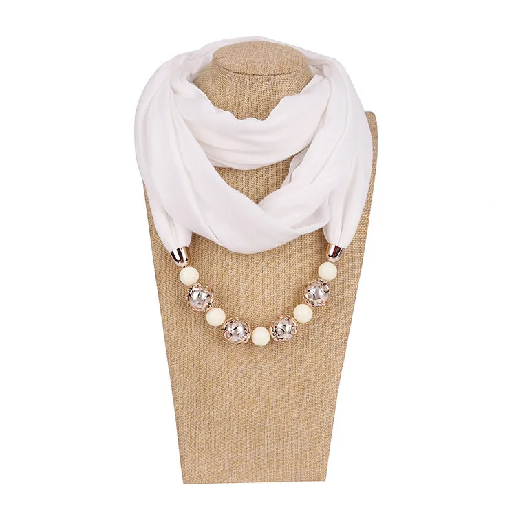 Collier simple et frais de style coréen, petit foulard en soie douce pour protection du cou et protection solaire, printemps-été pour femmes_voghion.com