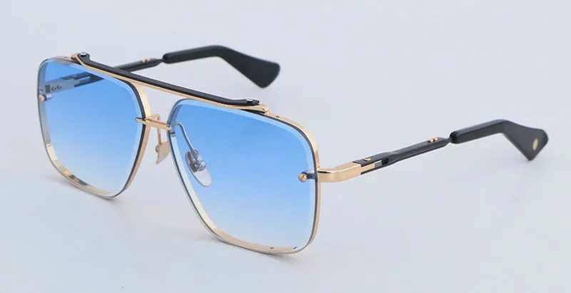 Modedesigner SIX Metall-Sonnenbrillen für Männer Große quadratische Gläser Vintage Herren Damen Klassische Promi-Stil Brillen_voghion.com