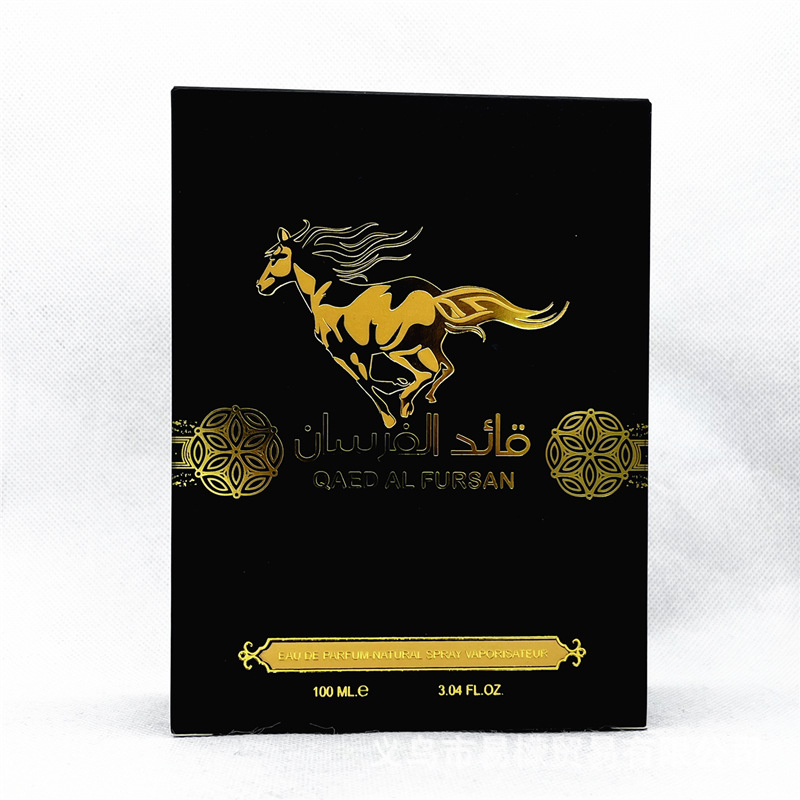 Neues heißes Parfüm QAED AL FURSAN Black Mustang Mittlerer Osten Arabischer heißer Außenhandel Dubai Exportparfüm Neutrales Parfüm_voghion.com